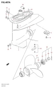 DF40 From 04001F-421001 (E01)  2004 drawing GEAR CASE