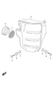 Outboard DF 70A drawing Silencer