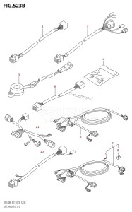 DF115BZ From 11506Z-240001 (E11 E40)  2022 drawing OPT:HARNESS (2) (023)