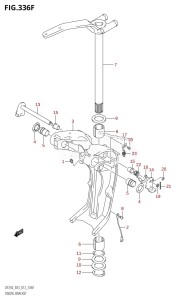 DF250ST From 25004F-210001 (E03)  2012 drawing SWIVEL BRACKET (DF250Z:E03:(X-TRANSOM,XX-TRANSOM))