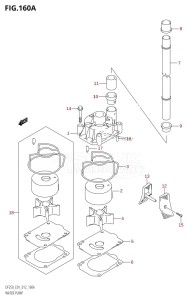 DF200Z From 20002Z-210001 (E01 E40)  2012 drawing WATER PUMP (DF200T:E01)