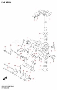 DF30A From 03003F-710001 (P01 P40)  2017 drawing SWIVEL BRACKET (DF25AR:P01)