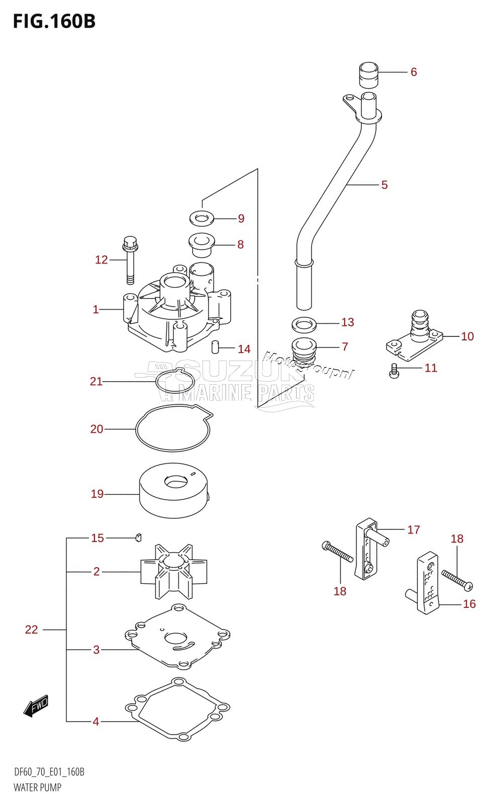 WATER PUMP (K8,K9)