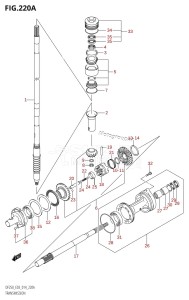 DF225T From 22503F-410001 (E03)  2014 drawing TRANSMISSION (DF200T:E03)