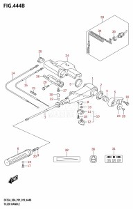 DF30A From 03003F-910001 (P01 P40)  2019 drawing TILLER HANDLE (DF25ATH,DF30A,DF30ATH)