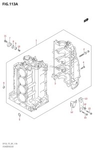 DF175Z From 17501Z-780001 (E01)  2007 drawing CYLINDER BLOCK