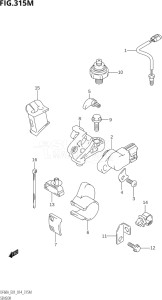 04003F-410001 (2014) 40hp E01-Gen. Export 1 (DF40A  DF40AQH  DF40ATH) DF40A drawing SENSOR (DF60ATH:E40)