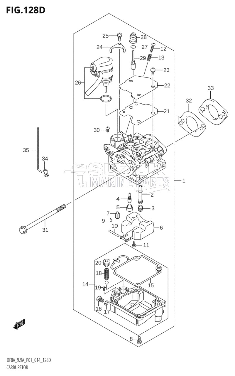 CARBURETOR (DF9.9AR:P01)