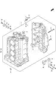 DF 150 drawing Cylinder Block