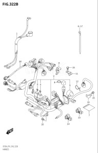 01504F-810001 (2018) 15hp P01-Gen. Export 1 (DF15A  DF15AT) DF15A drawing HARNESS (DF9.9BR,DF15AR,DF20AR)