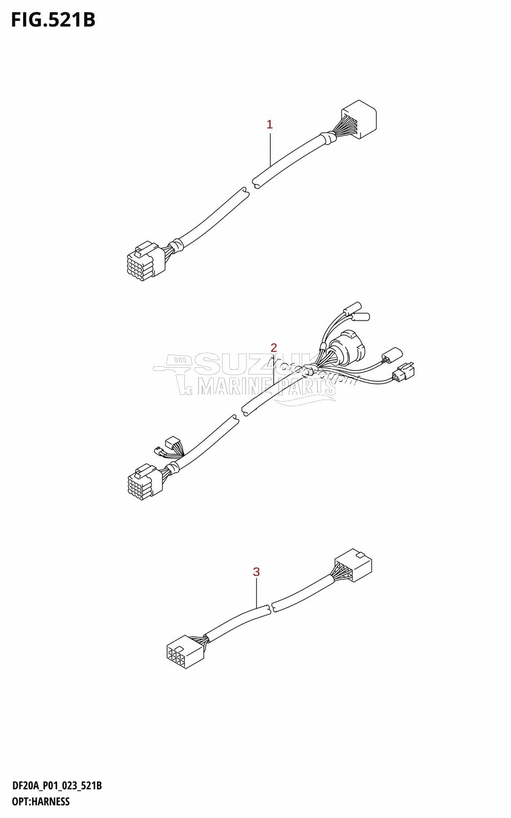 OPT:HARNESS ((DF9.9B,DF9.9BR,DF9.9BT,DF15A,DF15AR,DF15AT,DF20A,DF20AR,DF20AT):(022,023))