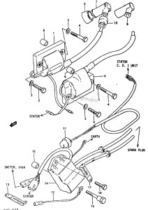 DT5 From 0501-100001 ()  1988 drawing ELECTRICAL