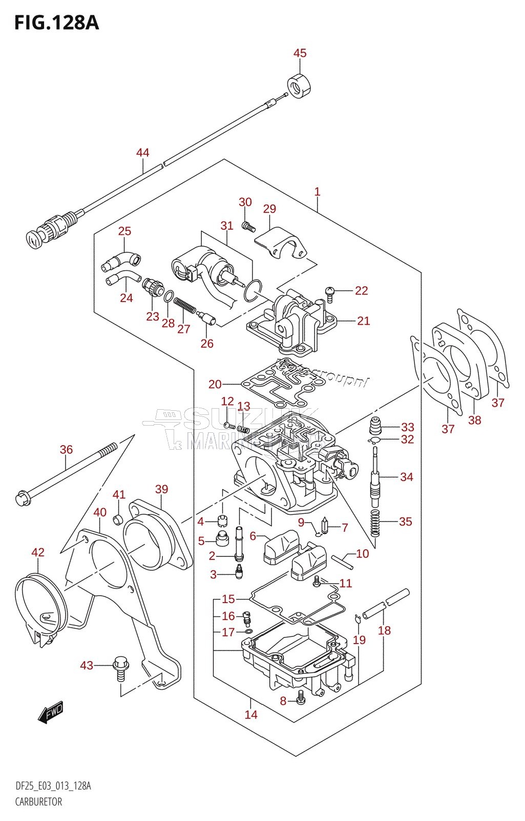 CARBURETOR (DF25:E03)