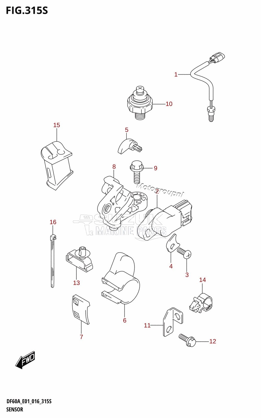 SENSOR (DF60AVT:E40)