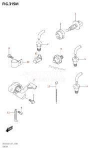 DF200Z From 20002Z-710001 (E01 E40)  2017 drawing SENSOR (DF250Z:E40)