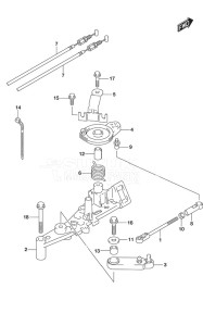 DF 250 drawing Throttle Rod