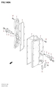 DF250 From 25001F-680001 (E01 E40)  2006 drawing EXHAUST COVER