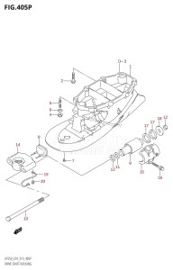 DF250 From 25003F-310001 (E01 E40)  2013 drawing DRIVE SHAFT HOUSING (DF200T:E40:L-TRANSOM)