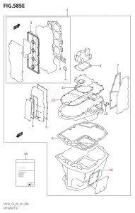 DF175Z From 17502Z-210001 (E01 E40)  2012 drawing OPT:GASKET SET (DF175T:E01)