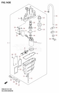 DF50A From 05003F-310001 (E01)  2013 drawing FUEL VAPOR SEPARATOR (DF50A:E01)