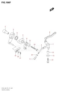 02504F-710001 (2017) 25hp P01-Gen. Export 1 (DF25A  DF25AR  DF25AT  DF25ATH) DF25A drawing THROTTLE CONTROL (DF30AR:P01)