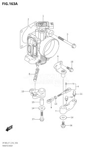 11504F-610001 (2016) 115hp E03-USA (DF115AST) DF115AST drawing THROTTLE BODY