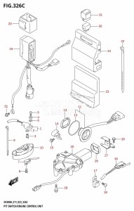 DF300A From 30002P-240001 (E11)  2022 drawing PTT SWITCH /​ ENGINE CONTROL UNIT (DF250ATSS)