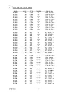 DT85T From 8501-131001 ()  1991 drawing Info_5