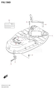 DF250 From 25003F-510001 (E01 E40)  2015 drawing RING GEAR COVER (DF200Z:E40)