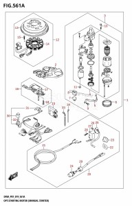 DF8A From 00801F-410001 (P01)  2014 drawing OPT:STARTING MOTOR (MANUAL STARTER) (DF8A,DF9.9A)