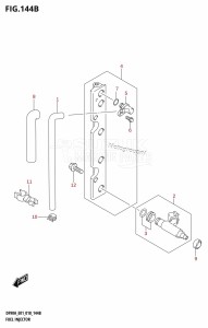 DF90A From 09003F-810001 (E01 E40)  2018 drawing FUEL INJECTOR (E40)