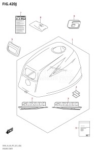 DF5A From 00503F-140001 (P01)  2021 drawing ENGINE COVER (DF6A:(021,022,023))