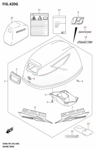 DF20A From 02002F-610001 (P01)  2016 drawing ENGINE COVER (DF15ATH:P01)