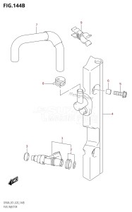 DF40A From 04004F-040001 (E34-Italy)  2020 drawing FUEL INJECTOR (E40)