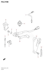 06003F-410001 (2014) 60hp E03-USA (DF60AVT) DF60A drawing SENSOR (DF50A)