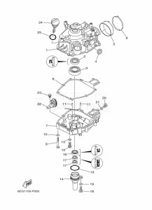 F2-5BMHL drawing CYLINDER--CRANKCASE-2