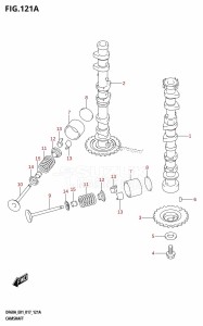 DF50A From 05003F-710001 (E01)  2017 drawing CAMSHAFT