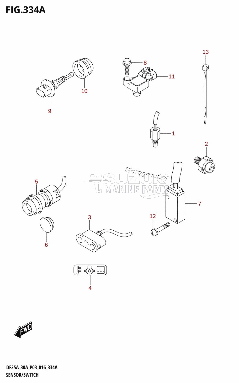 SENSOR /​ SWITCH (DF25A:P03)