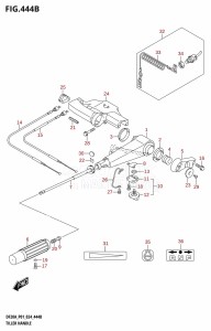 DF15A From 01504F-440001 (P01)  2024 drawing TILLER HANDLE (DF20A:P40)