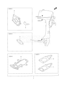 DT4 From 00402-151001 ()  2001 drawing OPTIONAL : GASKET SET