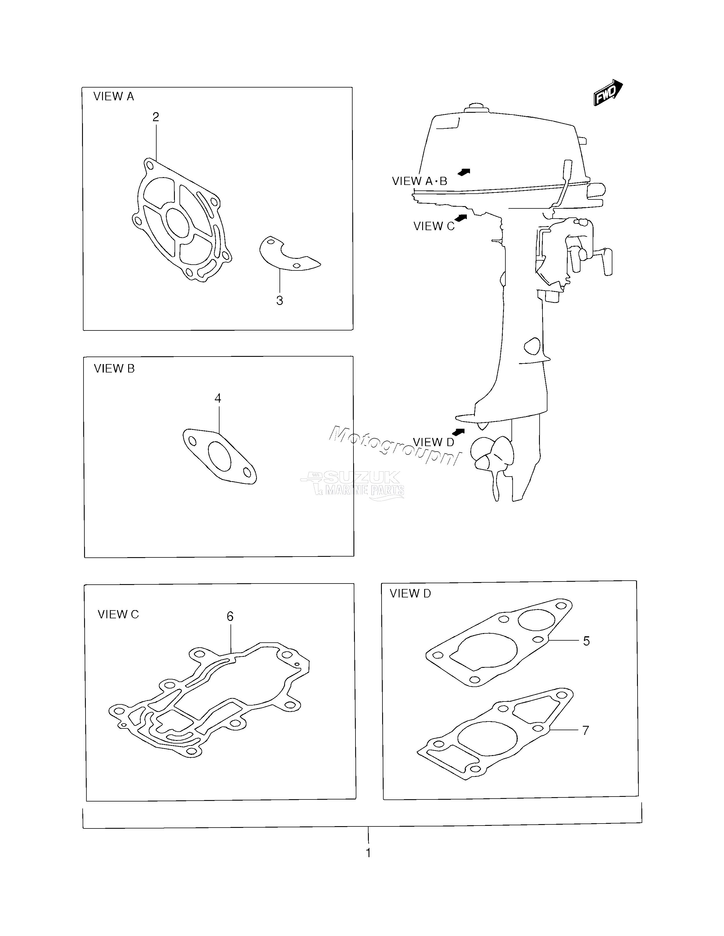 OPTIONAL : GASKET SET