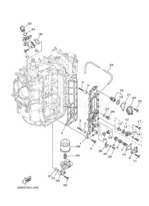 F150BETX drawing CYLINDER-AND-CRANKCASE-3