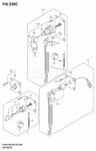 DF25A From 02504F-610001 (P03)  2016 drawing OPT:SWITCH (DF30AT:P03)