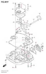 DF250Z From 25003Z-710001 (E40)  2017 drawing ENGINE HOLDER (DF225T:E40)