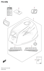 DF5A From 00503F-040001 (P01)  2020 drawing ENGINE COVER (DF6A:(021,022,023))