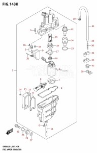 DF40A From 04004F-710001 (E34-Italy)  2017 drawing FUEL VAPOR SEPARATOR (DF60AQH:E40)