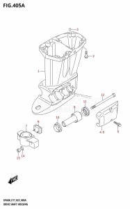 DF40A From 04005F-240001 (E34-Italy)  2022 drawing DRIVE SHAFT HOUSING ((DF40A,DF40AQH,DF40ATH,DF50A,DF50ATH,DF60ATH):E01,(DF40A,DF50A):E11)