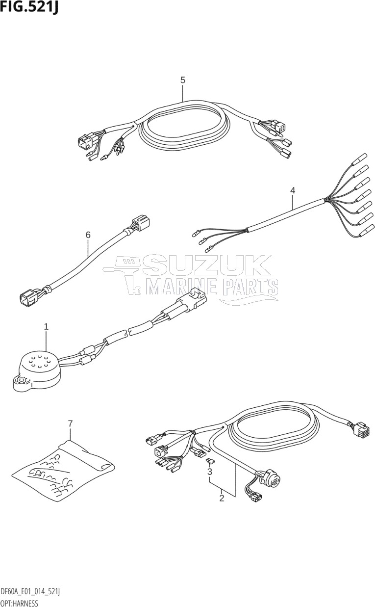 OPT:HARNESS (DF60AQH:E01)