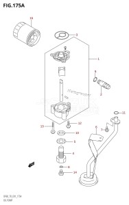 DF70 From 07001F-031001 (E11)  2013 drawing OIL PUMP