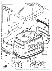 SL250AETO drawing TOP-COWLING